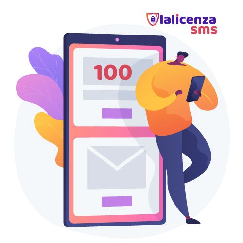 lalicenzait 100sms