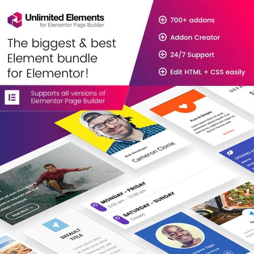 unlimited elements for elementor page builder lalicenza